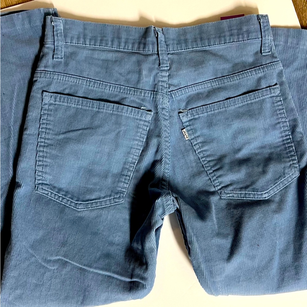 Corduroy Levi pants. Size 29x29 baby blue color